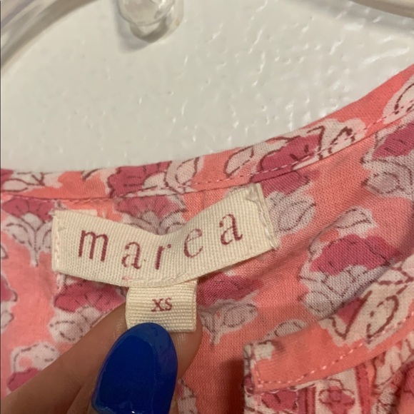 MAREA WOMENS TIKI DRESS COVERUP MINI PINK XS - Picture 4 of 7